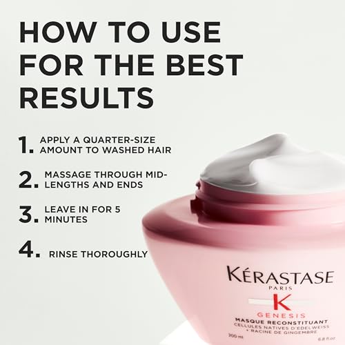Kérastase Genesis Hair Mask - Anti-Breakage Strengthening Treatment 6.8oz