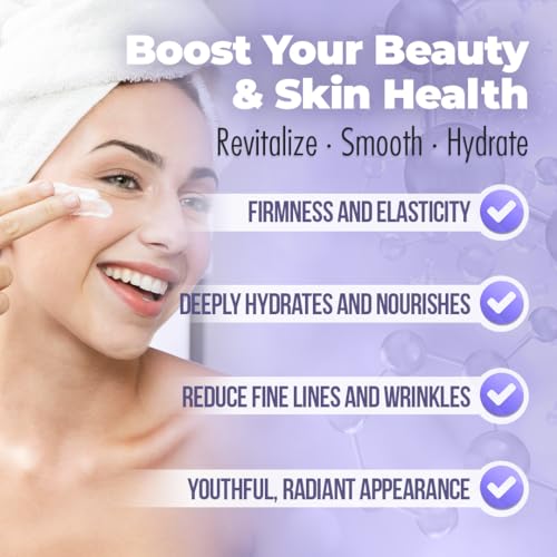 Collagen Face Moisturizer, Ultra Moisturizing Cream for Face, Body & Hands, 24 hours Moisturization, Avoids Wrinkles & Improves the Firmness and Elasticity of the Skin - 120 ml - Pack of 1