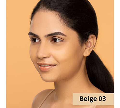 Nykaa All Day Matte Compact Powder SPF 15 - 03 Beige