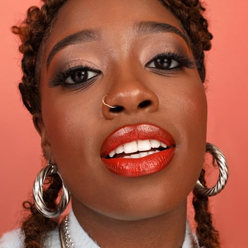 The Lip Bar Soft Kisses Vegan Lipstick - Vexxed Orange Red