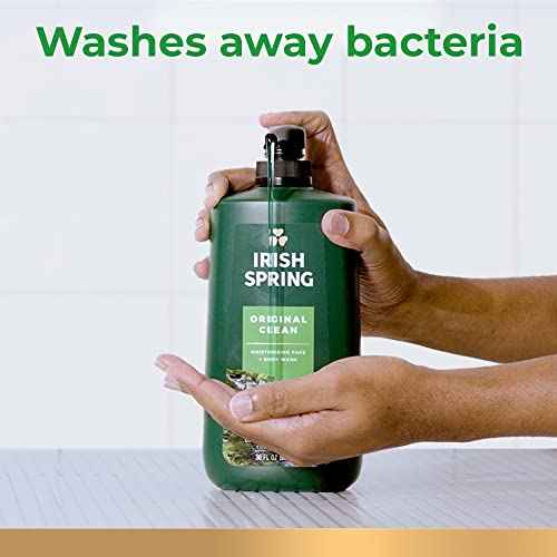Irish Spring Original Clean Body Wash, 30 Oz Pump (Pack of 4)