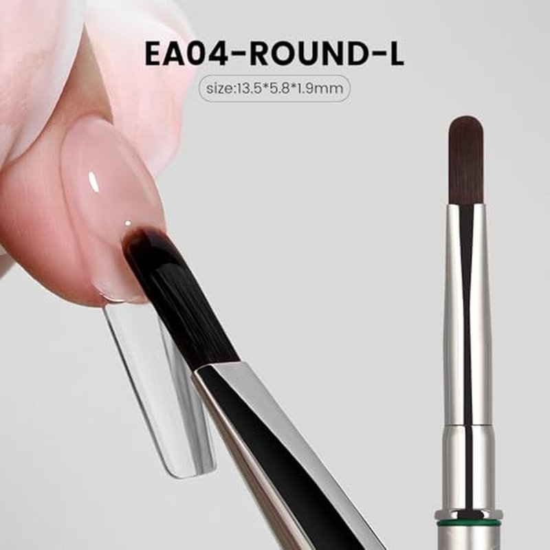 13mm Oval Nail Art Brush for Builder & Polygel