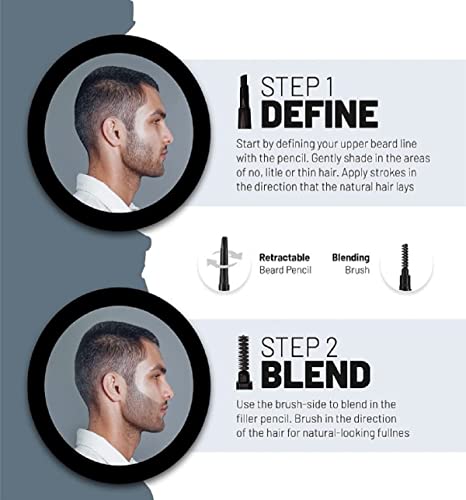 VOID Homme Gray Beard Pencil Filler - Set of 4