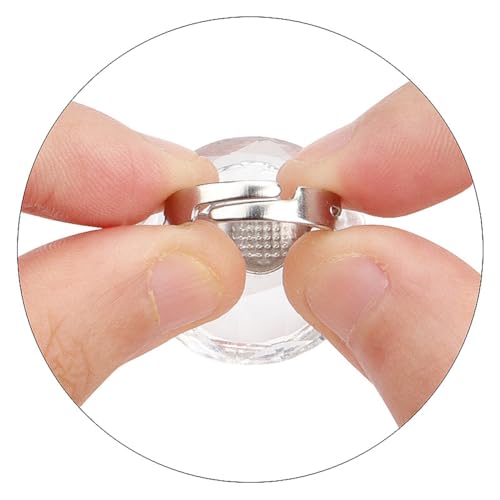 Crystal Eyelash Glue Ring Holder - 2 Pack