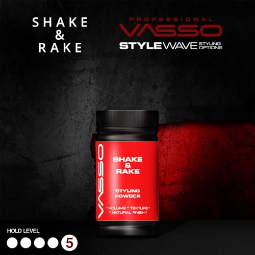 Vasso Shake & Rake Styling Powder for Men - Matte Finish