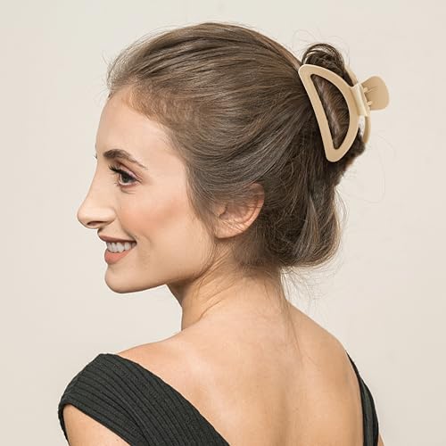 Sunolga 8-Piece Claw Hair Clips for Thick Hair, Multi-Color