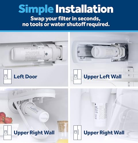 GE XWFE Refrigerator Water Filter - Genuine Replacement