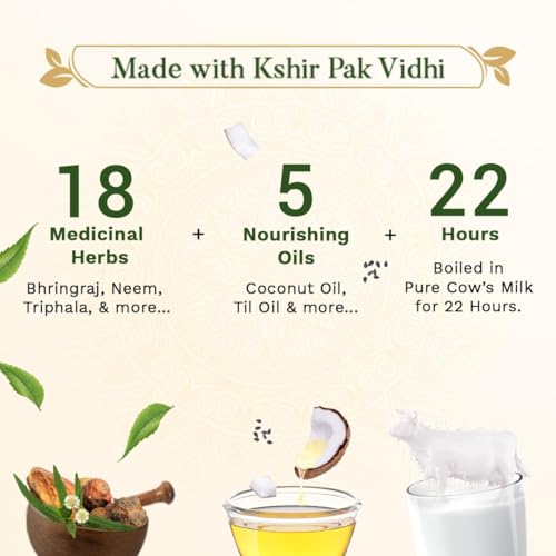 Sesa Ayurvedic Hair Oil with Bhringraj & 17 Herbs for Hair Growth - 3.38 fl oz