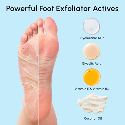 MAREE Exfoliating Foot Peeling Mask for Dry Cracked Feet & Calluses