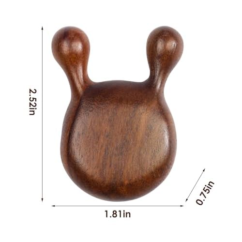 Gua Sha Massager for Face, Natural Sandalwood Wooden Guasha Scraping Massage Tool for Face, Eye Neck Body Muscle Relaxing Prevents Wrinkles