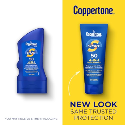 Coppertone SPORT Sunscreen Lotion SPF 50 - Water Resistant 3 Fl Oz