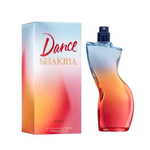 Shakira Perfumes - Dance Ocean for Women - Limited Edition - Long Lasting - Fresh and Femenine Fragance - Sweet and Floral Notes - Ideal for Day Wear - 80ml