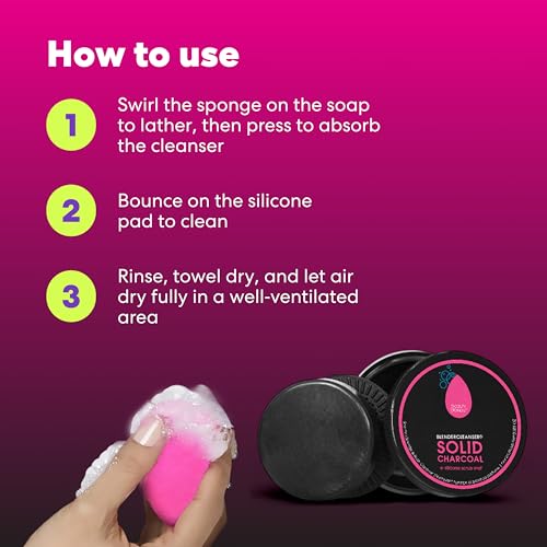 beautyblender Blendercleanser Solid Charcoal Cleanser 1oz
