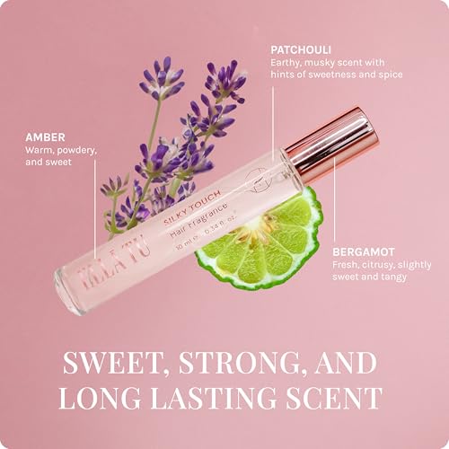 Ella Tu Hair Fragrance Mist with Bergamot, Amber & Patchouli - Nourishing for Dry & Color-Treated Hair (.34 fl oz)