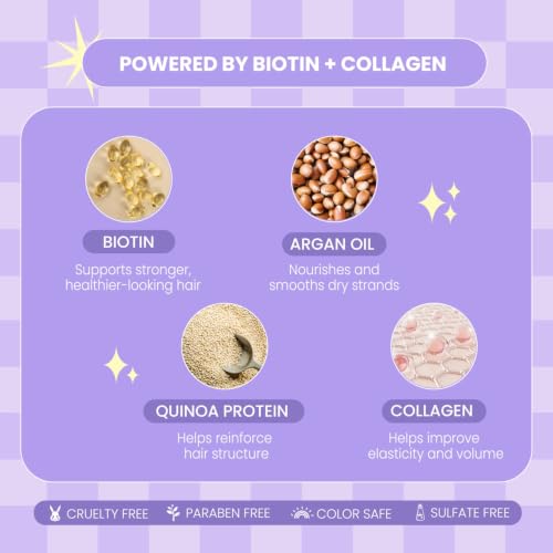 Luseta Biotin & Collagen Shampoo and Conditioner Set for Thinning Hair - 16.9 fl oz