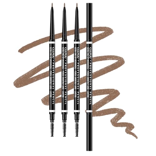 Micro Eyebrow Pencil 4-Pack Taupe - Waterproof, Long-Lasting Brows
