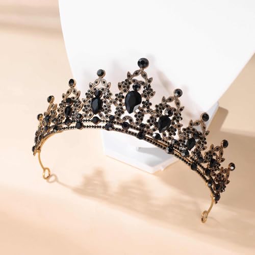 Kamirola Queen Crown and Tiara with Crystals - Bridal & Party Headband