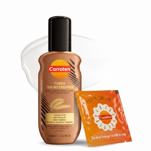 Carroten Turbo Tan Intensifier Spray - 5oz Tanning Primer
