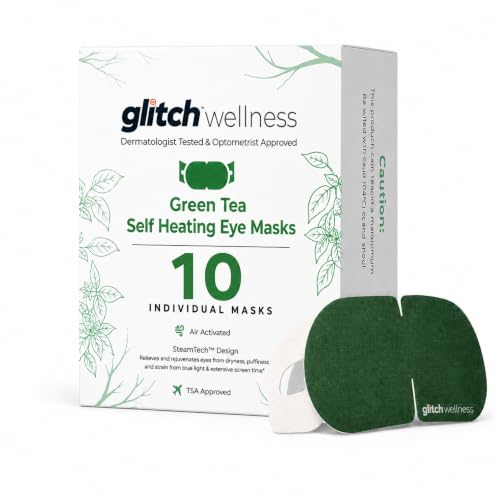 Glitch Self-Heating Steam Eye Mask - 10 Pack