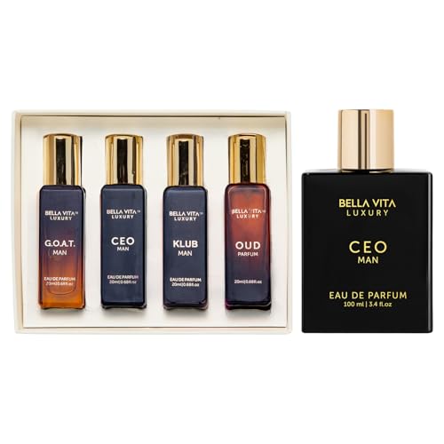 BellaVita Luxury CEO Man Cologne Gift Set for Men