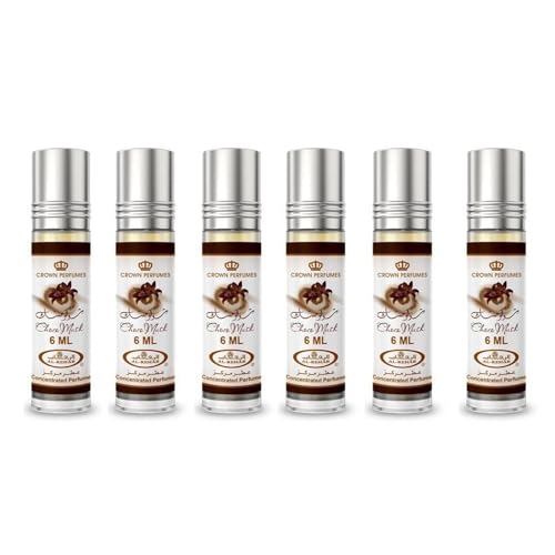 Al-Rehab Choco Musk Concentrated Perfume Oil Rollerball 6-Pack