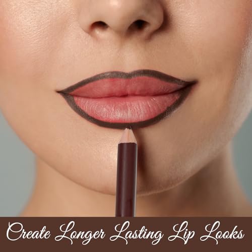 Profusion Cosmetics Lyvia Lip Liner Pencil ? Smooth, Creamy Formula with Intense Color Payoff, Matte Finish, Smudge-Proof & Long-Wearing, Vegan & Cruelty-Free Lip Makeup