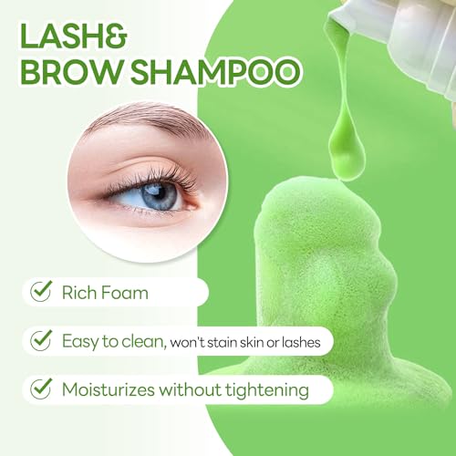 ACTROL Eyelash Extension Cleanser 60ML Aloe Foam Shampoo
