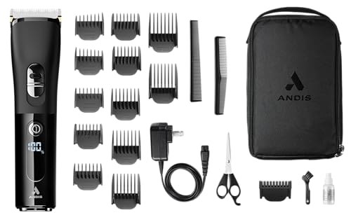 Andis Envision Cordless Hair Clipper, 21-Piece Kit