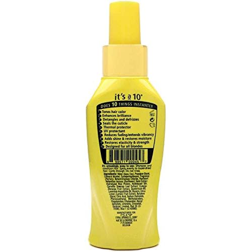 it's a 10 Haircare Miracle Leave-In Conditioner for Blondes 4 oz (Pack of 5)