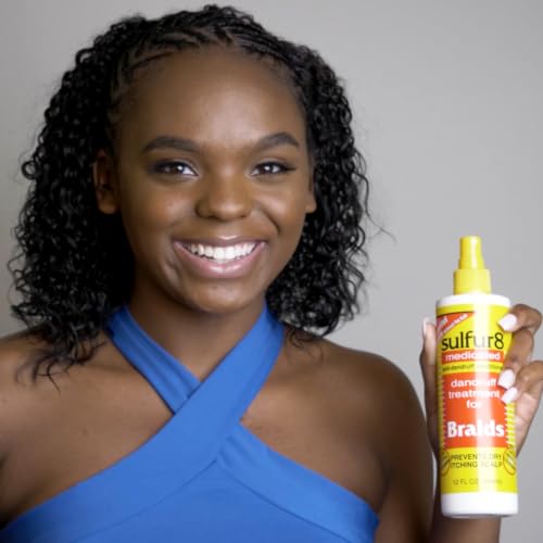 Sulfur 8 Dandruff Treatment Spray for Braids 12 oz