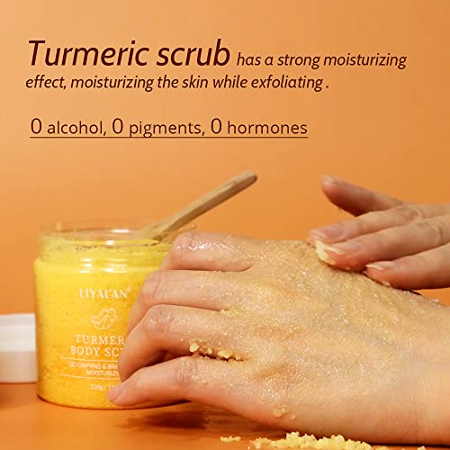 Liyalan Turmeric Body Scrub with Shea Butter - 7.8oz