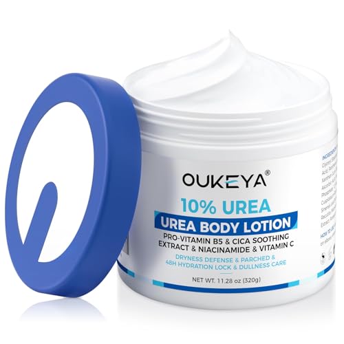 OUKEYA 10% Urea Body Lotion for Dry Skin - 11.28 oz Moisturizer