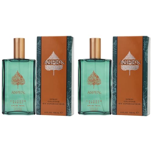 Aspen Cologne Spray 4 oz (Pack of 2)