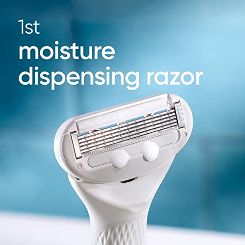 Gillette Venus Radiant Skin Moisturizing Women¡¯s Razor For Dry And Sensitive Skin With Olay Moisturizer Dispenser, 1 Serum, And 1 Razor Blade Refill