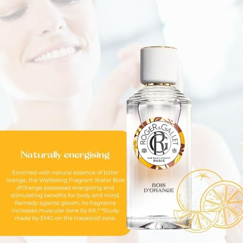 Roger & Gallet Bois D'Orange Fragrant Water Body Spray 1 Oz