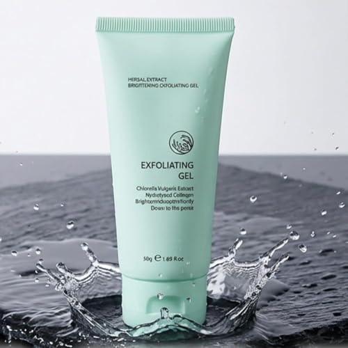 Herbal Exfoliating Gel - Gentle Pore Cleanser for All Skin