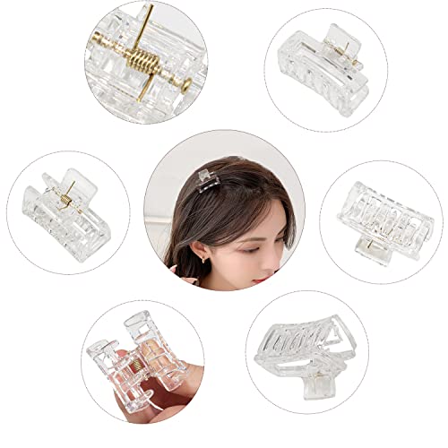 Small Claw Hair Clips for Women, 10-Pack 1.5 Inch Mini Jaw Clips