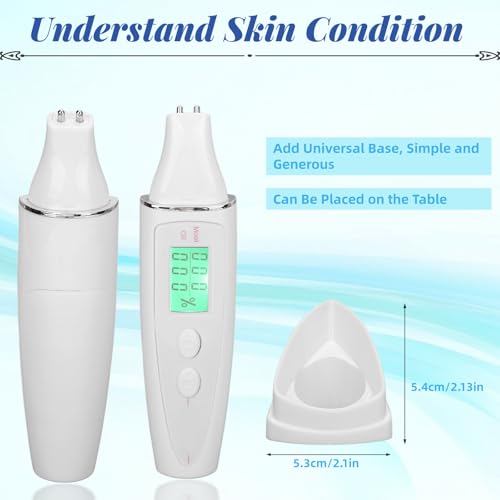 Skin Hydration Tester Pen with Smart Display & Oil Detection