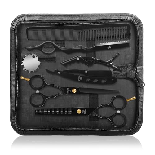 Professional Hair Cutting Scissors Kit - Japanese Stainless Steel