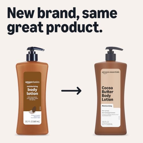 Cocoa Butter Body Lotion for Dry Skin - Lightly Scented, 20.3 Fl Oz
