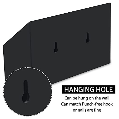 Noverlife Black Hair Scissors Storage Box Large Shear Holder for Salon & Barbershop