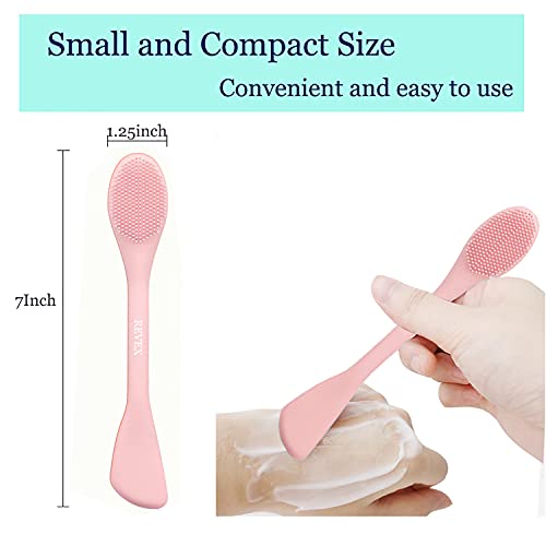 REVEX Silicone Face Mask Applicator & Scrubber Brush Set