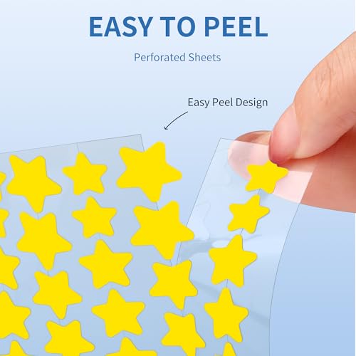 Pimple Patches for Face, 3 Size 280 Counts Hydrocolloid Acne Patches, Cute Star Pimple Stickers with Salicylic Acid, Tea Tree Oil & Calendula Oil, for Covering Zits and Blemishes