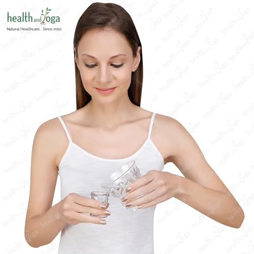 HealthAndYoga¢â ChillEyes Transparent Glass Eye Wash Cup - Effective Eye Rinse and Cleansing ? Eco-Friendly, Non-Reactive, Safe and Comfortable (Clear - Set of 2)