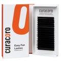 Curacoro Easy Fan Eyelash Extensions 0.03mm D Curl 10mm