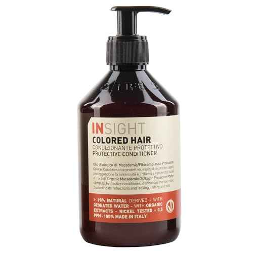 Insight Clean Beauty Colored Protective Hair Conditioner, Organic Henna Extract, Vegan, 13.5 fl oz