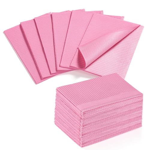 Makartt 50 Pcs Disposable Nail Table Mats - 18"x13" Absorbent 3-Ply Towels