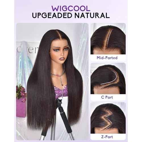13x6 Lace Front Wigs Human Hair 180 Density Straight Transparent Lace Front Wigs Human Hair Pre Plucked Wigs for Women Glueless Wigs No Synthetic Blend Triple Lifespan 3X 20inch