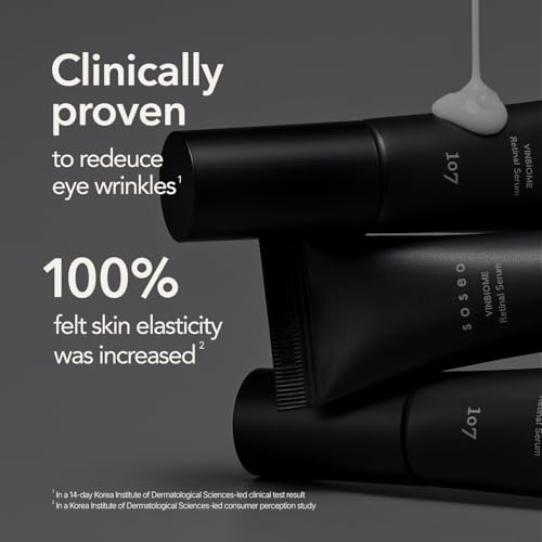 107 VINBIOME Retinal Serum, Retinal 0.1% & Ginseng, Hydrating & Firming Face, Supports Smooth & Youthful-Looking Skin, Gentle for Sensitive Skin (1.01 fl oz)