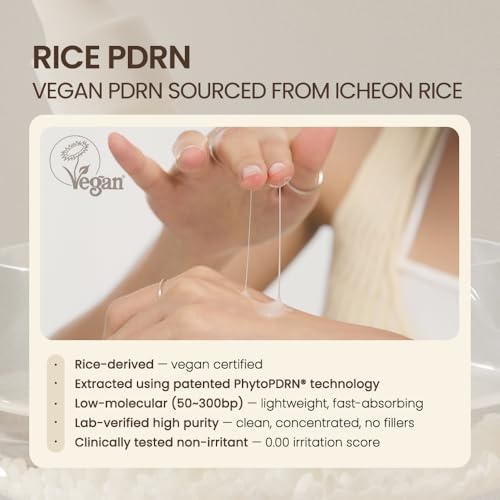 Rice PDRN Serum with Hyaluronic Acid - Vegan Hydration